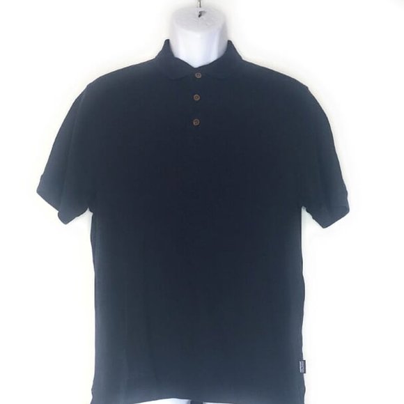 Patagonia Black Short Sleeve Polo Shirt Men - Picture 2 of 4